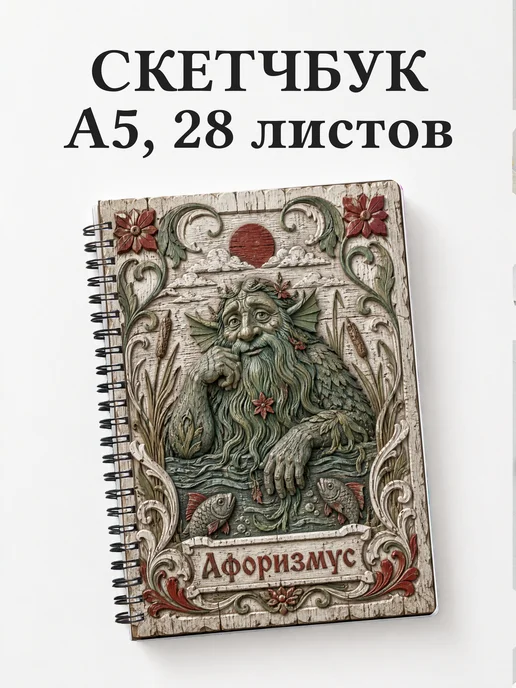 Скетчбук Водяной