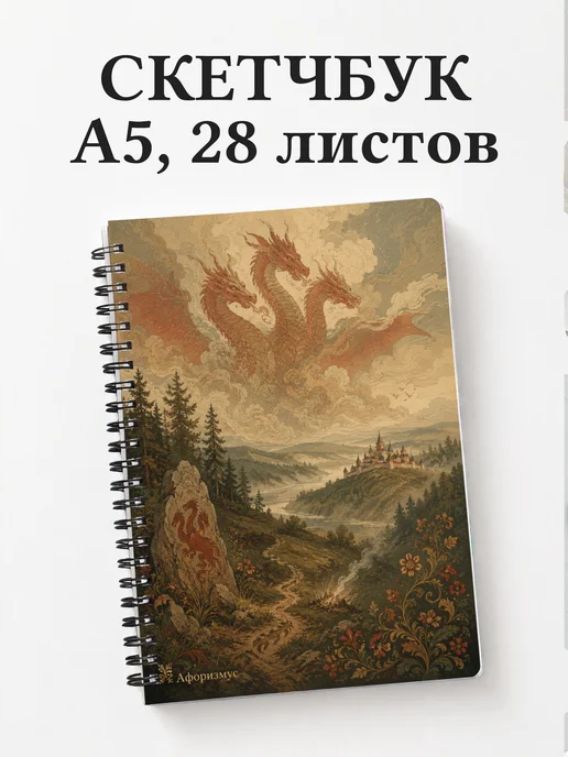Скетчбук Змей Горыныч