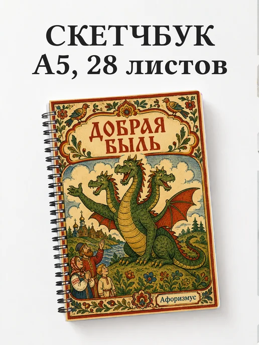 Скетчбук Змей Горыныч