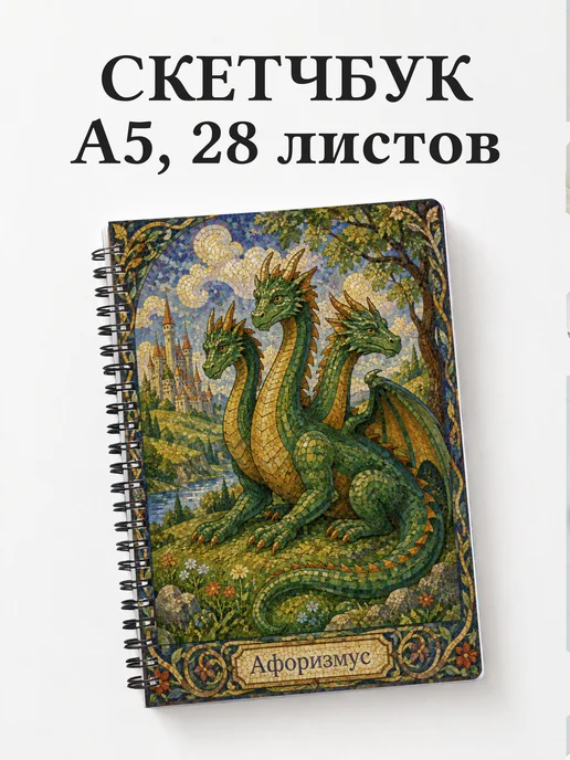 Скетчбук Змей Горыныч