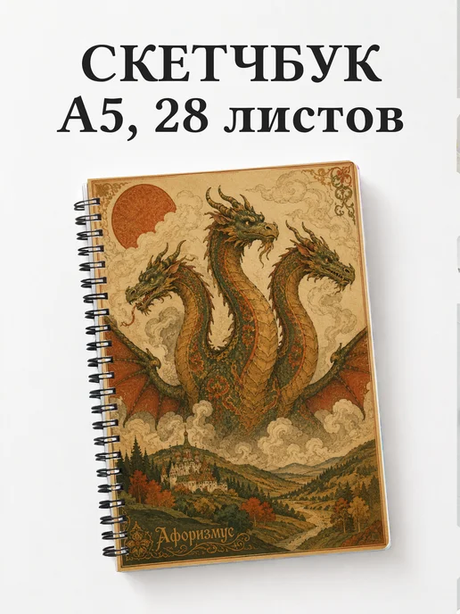 Скетчбук Змей Горыныч