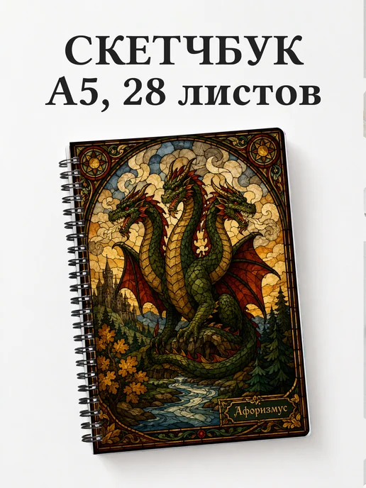 Скетчбук Змей Горыныч