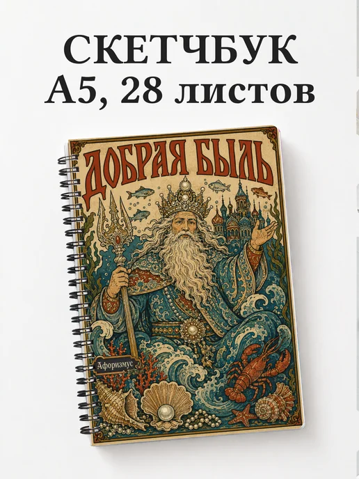 Скетчбук Морской царь