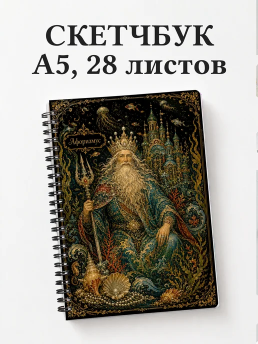 Скетчбук Морской царь
