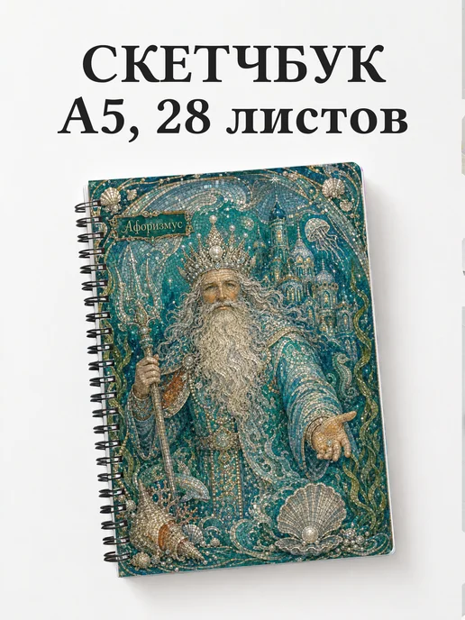 Скетчбук Морской царь