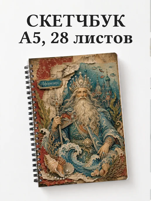 Скетчбук Морской царь