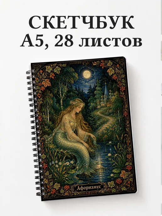 Скетчбук Русалка