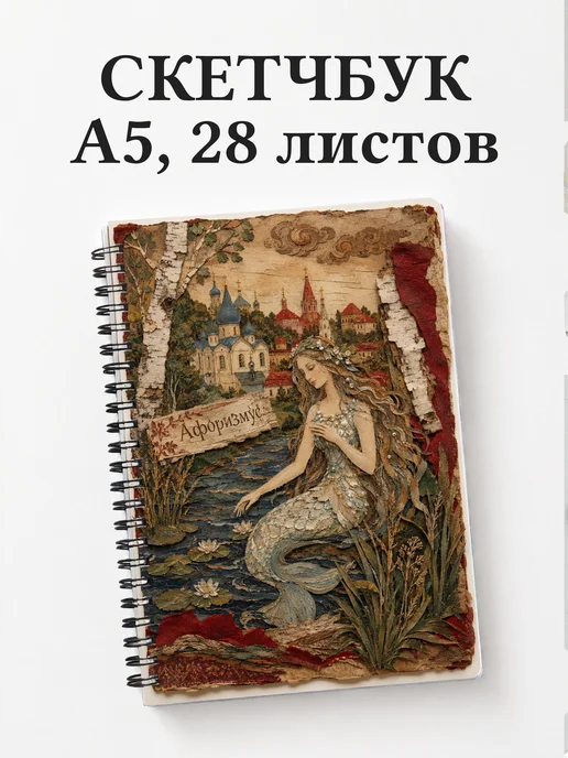 Скетчбук Русалка