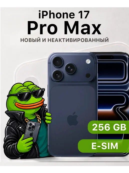 Смартфон Apple iPhone 17 Pro Max 256 ГБ, синий