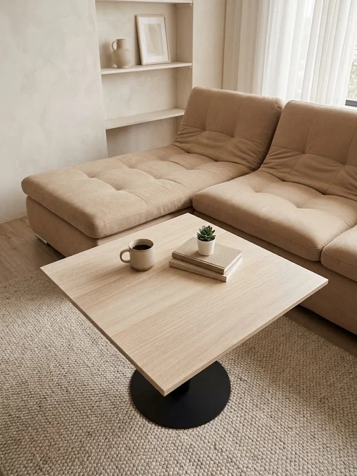 Столешница для стола 120*60 дуб дымчатый, 60x60x16, фото 3