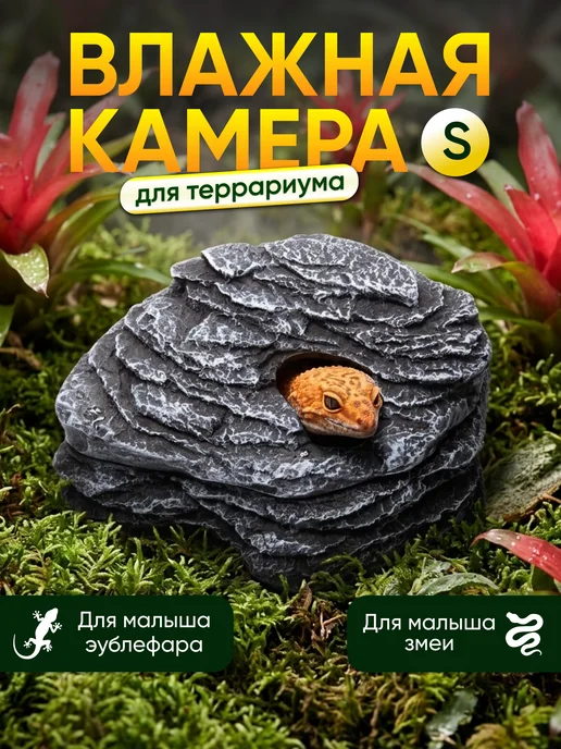 Влажная камера для террариума, серый