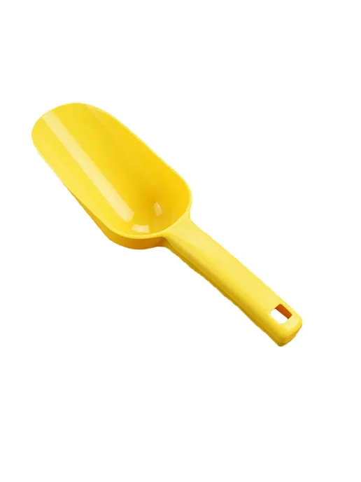 Компактный желтый совок для льда конфет и продуктов питания, желтый, фото 2