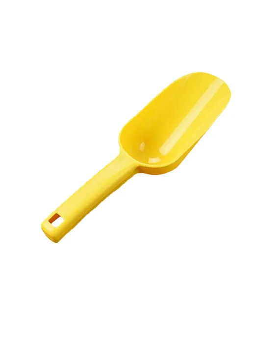 Компактный желтый совок для льда конфет и продуктов питания, желтый, фото 3