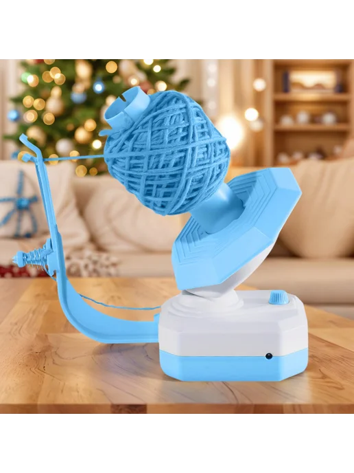 Автоматический мотальщик нити для шитья, USB, голубой, голубой