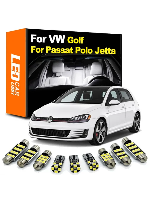 Zoomsee Светодиодная подсветка салона для VW Golf, Синий ice blue, синий, фото 2
