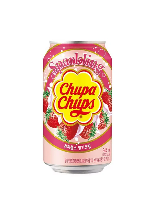 CHUPA CHUPS Напиток Чупа Чупс клубника со сливками, 345 мл, 345 мл