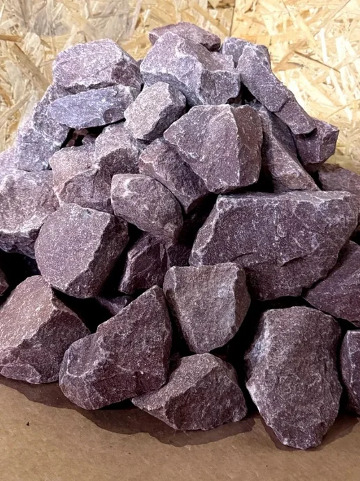 Камни для бани Малиновый кварцит, 20 кг, 20 кг, фото 4