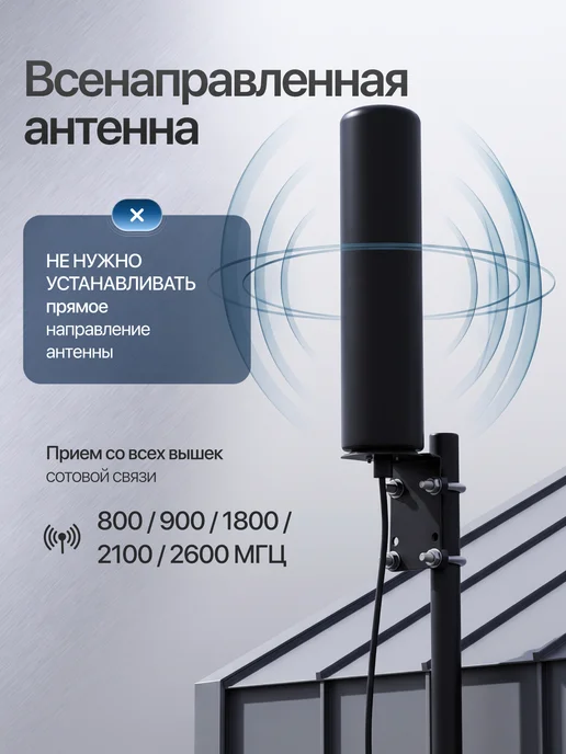 Усилитель сотовой связи и интернета для дачи для телефона, вариант, фото 4