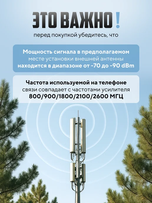 Усилитель сотовой связи и интернета для дачи для телефона, вариант, фото 2