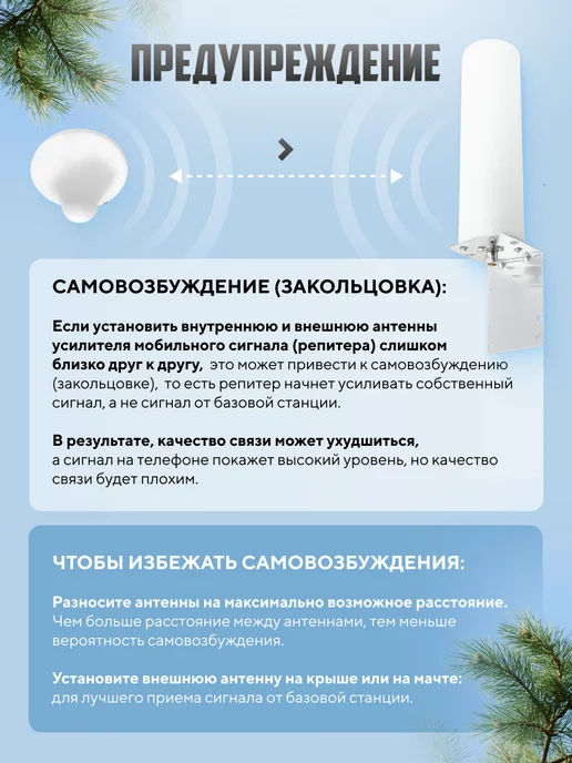 Усилитель сотовой связи и интернета для дачи для телефона, вариант, фото 6