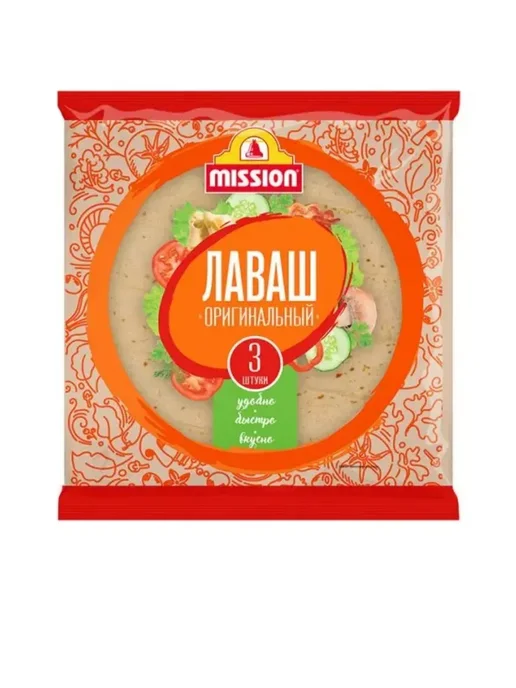 Mission Лаваш Оригинальный, 30см, 3 шт, 270 г, 3 шт, 270 г, фото 2