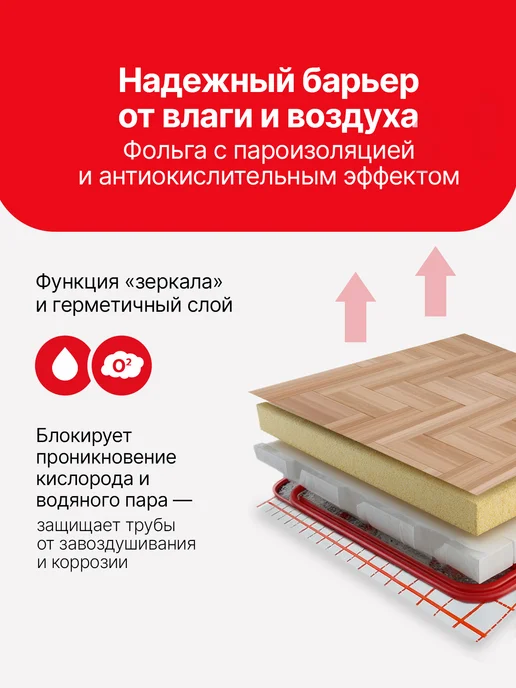 Comfort Factor Фольга для теплого пола подложка с разметкой 100м, вариант, фото 3
