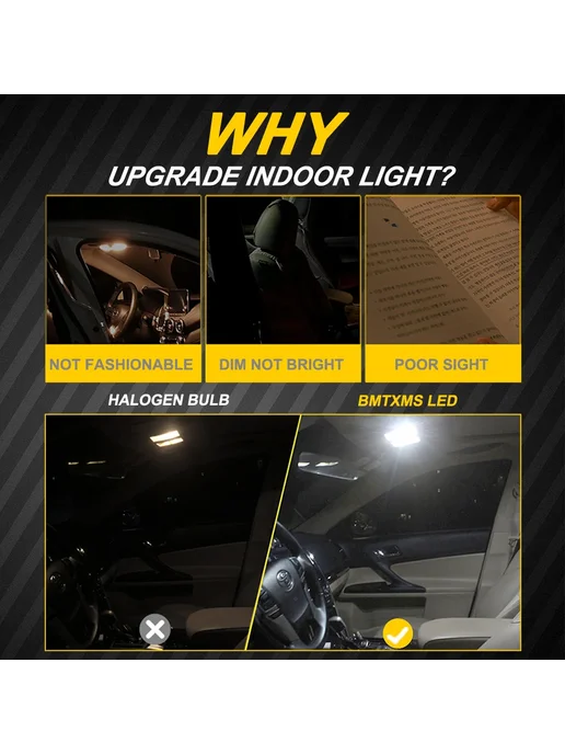 BMTxms Комплект Светодиодного Освещения Салона Для Jeep Liberty KJ, вариант, фото 3