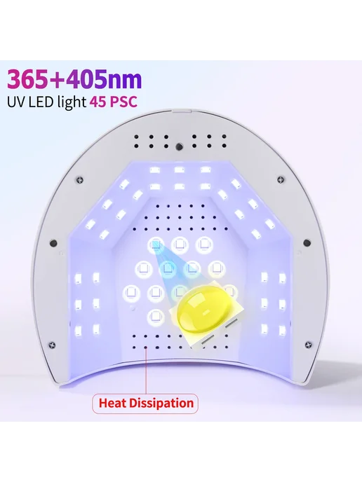 Нет бренда Sun2C УФ-лампа для ногтей 48Вт EU PLUG, 48 Вт, фото 4