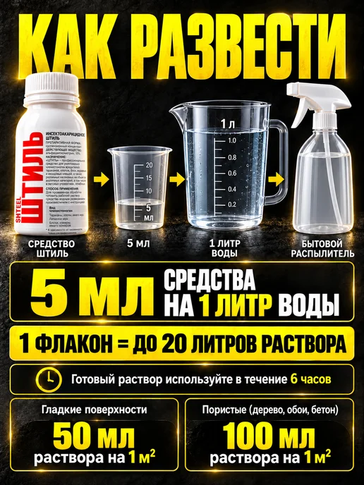 СЭС Гарант Средство от тараканов эффективное в квартире Штиль, вариант, фото 2