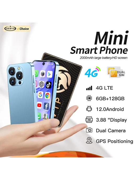 Смартфон SERVO 19pro Mini 12 6/128 ГБ, фиолетовый, фото 2