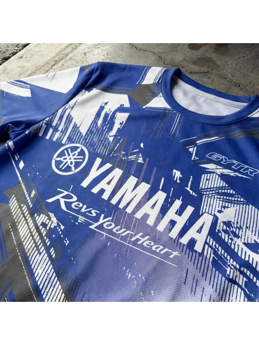 Yamaha Новая летняя рубашка с короткими рукавами Super Motocross YA, вариант
