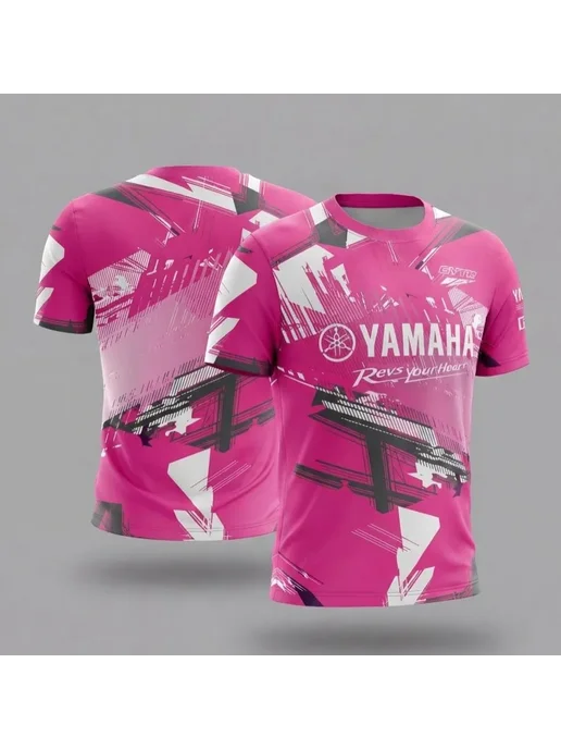 Yamaha Новая летняя рубашка с короткими рукавами Super Motocross YA, вариант, фото 4