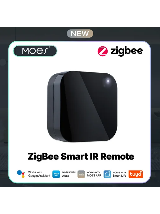 Нет бренда Универсальный ИК-пульт MOES Tuya ZigBee Для Умного Дома, Сов, вариант, фото 2