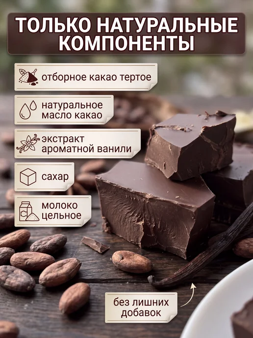 Шоколад темный кондитерский натуральный 1 кг, 1 кг, фото 2