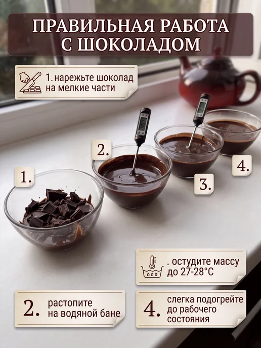 Шоколад темный кондитерский натуральный 1 кг, 1 кг, фото 5