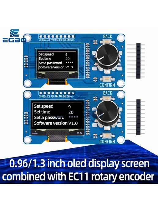 EGBO OLED-дисплей 0.96 1.3 дюйма белый для Arduino 0.96 inch, белый, фото 2