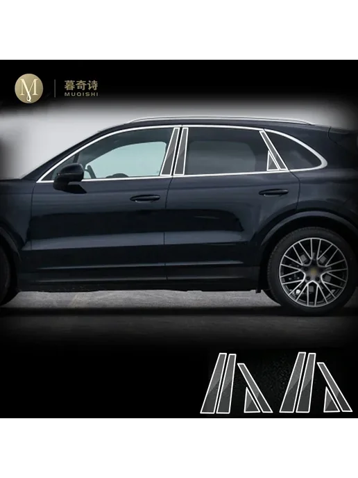 MUQSHI Для Porsche Cayenne 2019-2023 прозрачная защитная пленка PP, вариант, фото 4