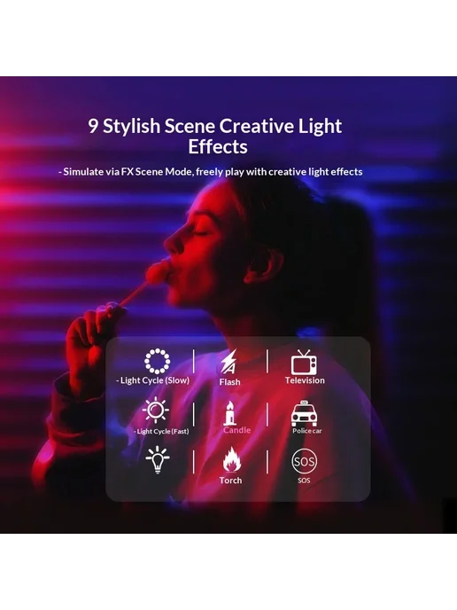 Нет бренда RGB LED-фонарик для фотосъемки и трансляций tricolor, вариант, фото 4