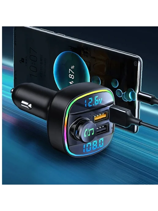 DYBO Bluetooth FM-трансмиттер Для Автомобиля С Функцией Громкой С, вариант, фото 2
