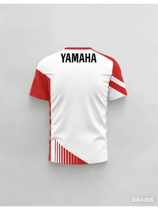 Yamaha Коллекция Дышащих Футболок 2026 Года С Коротким Рукав, белый, фото 3