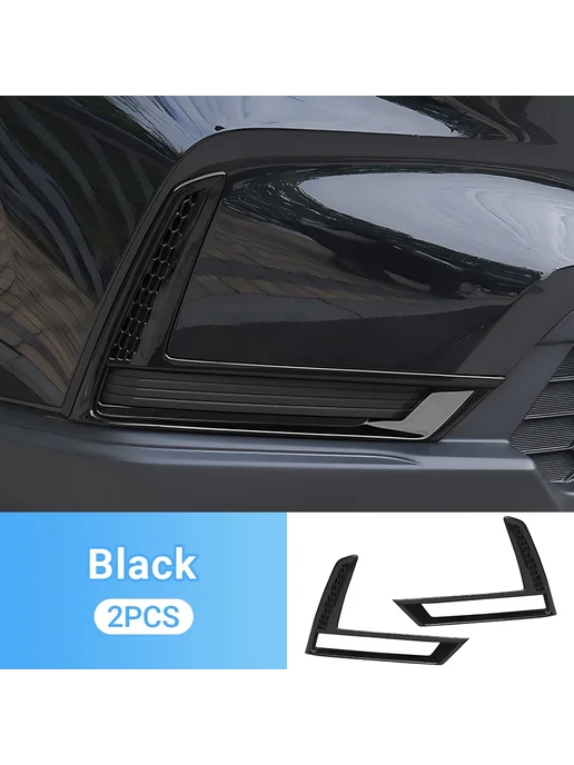 YaLumei Накладки на линзы фар Black для Honda CR-V 6 2023-2025, черный