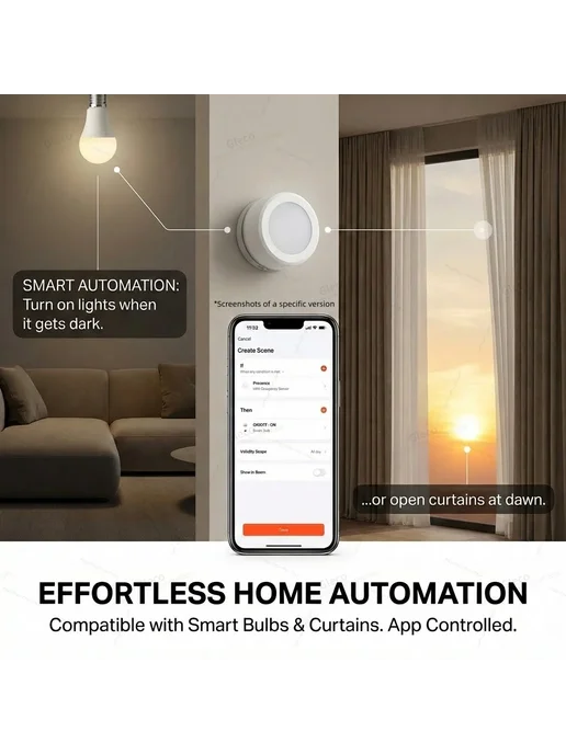 Нет бренда Датчик освещенности Zigbee type4 stand tuya, белый, фото 6
