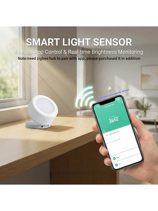 Нет бренда Датчик освещенности Zigbee type2 for tuya, вариант, фото 4