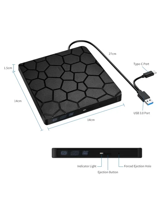 VIKEFON DVD Burner USB 3.0, вариант