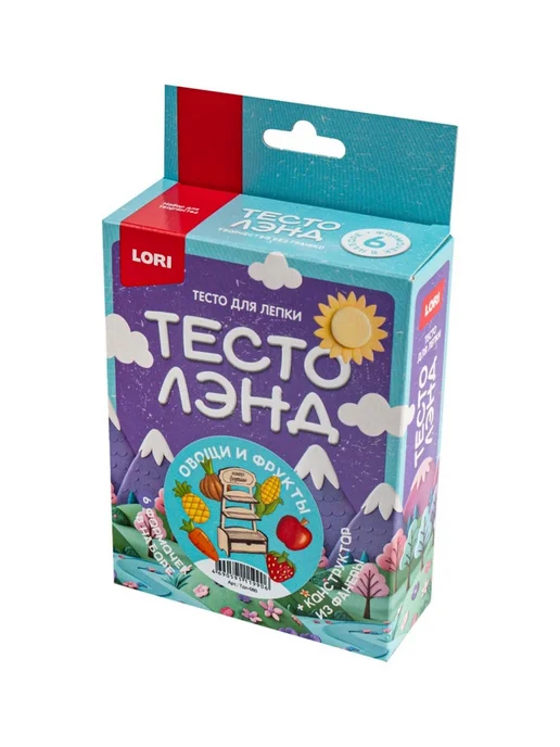 <> Тесто для лепки "Овощи и фрукты", вариант, фото 2
