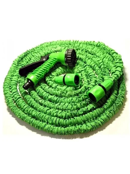 Шланг поливочный Magic Hose, зеленый Шланг садовый, зеленый, фото 2