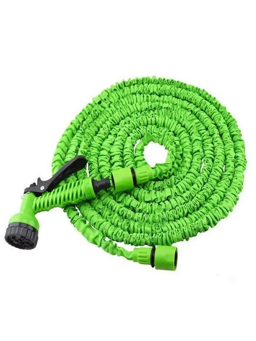 Шланг поливочный Magic Hose, зеленый Шланг садовый, зеленый, фото 3