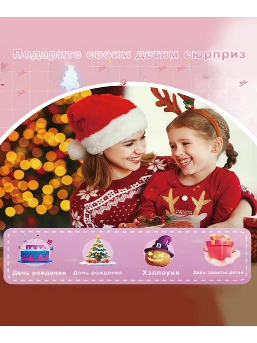 Фотоаппарат детский мгновенной печати, фиолетовый, фото 2