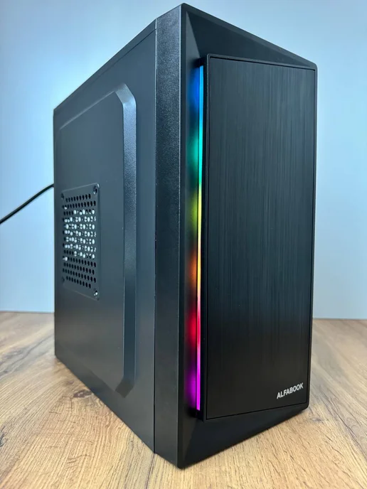 alfabook Системный блок (Intel Core i3-7100, RAM 8 ГБ, SSD 240 ГБ, ), 8 ГБ, 240 ГБ, фото 2
