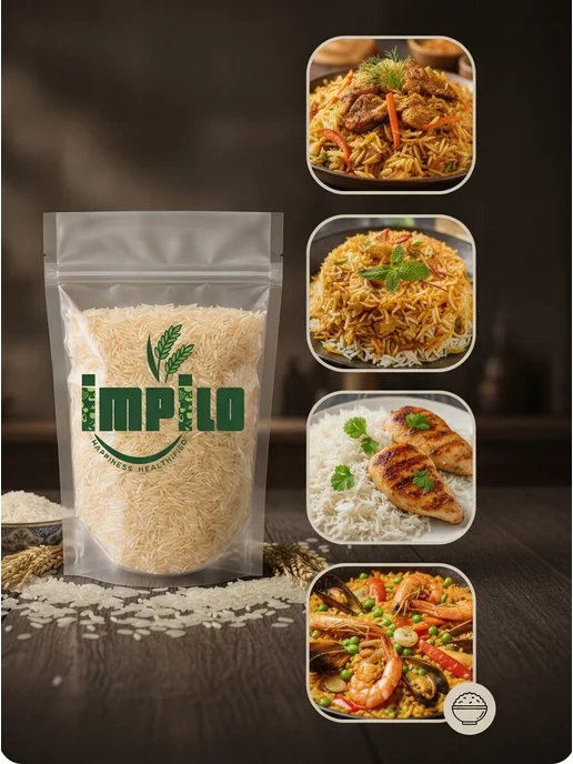 impilo Рис Басмати индийский длиннозерный 500г, 500 г, фото 2
